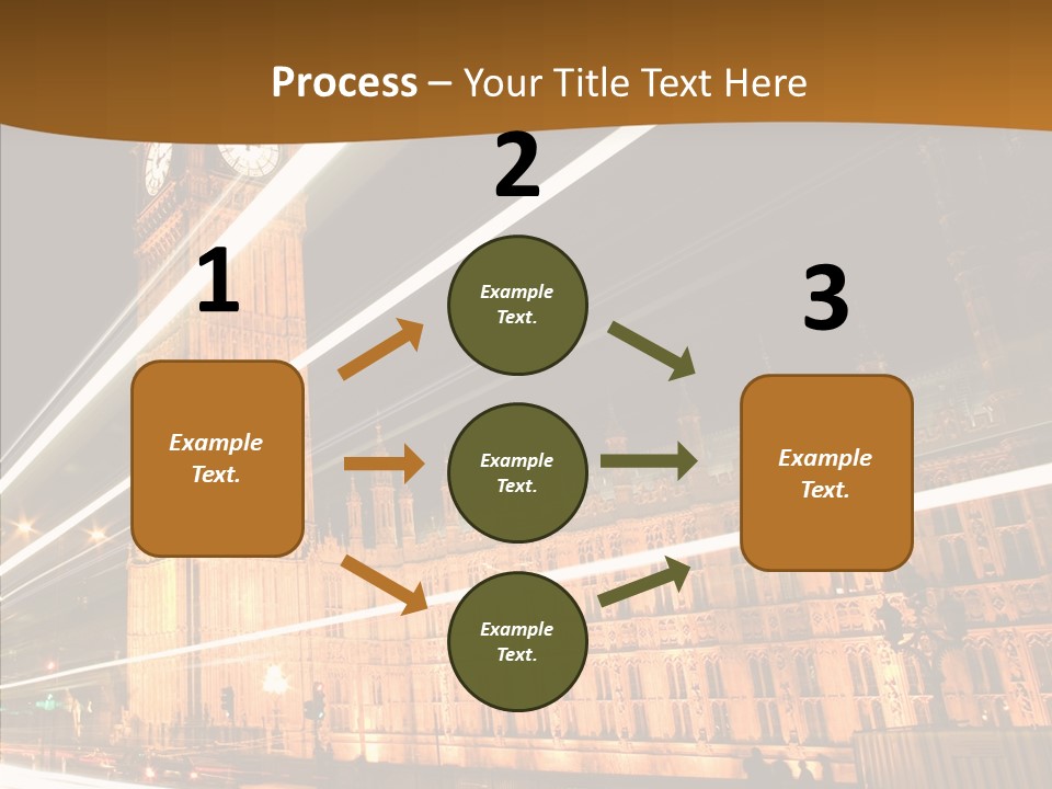 Monument Famous European PowerPoint Template