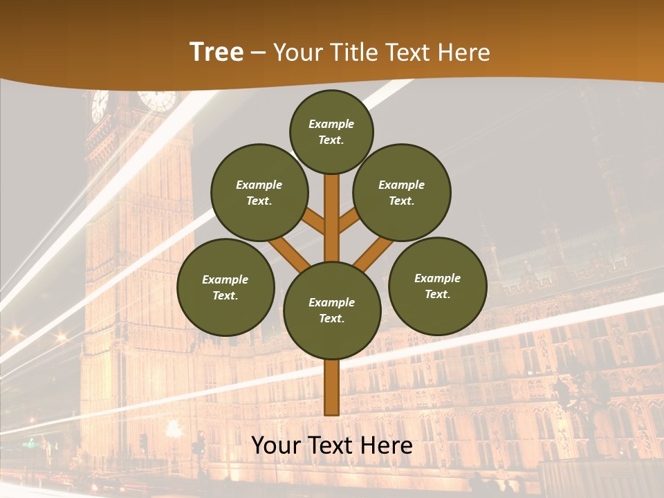 Monument Famous European PowerPoint Template