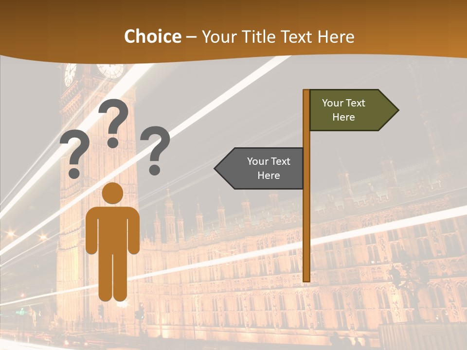 Monument Famous European PowerPoint Template