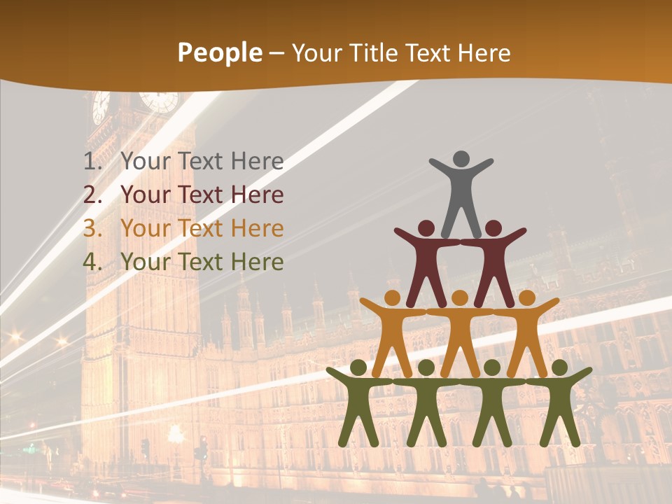 Monument Famous European PowerPoint Template