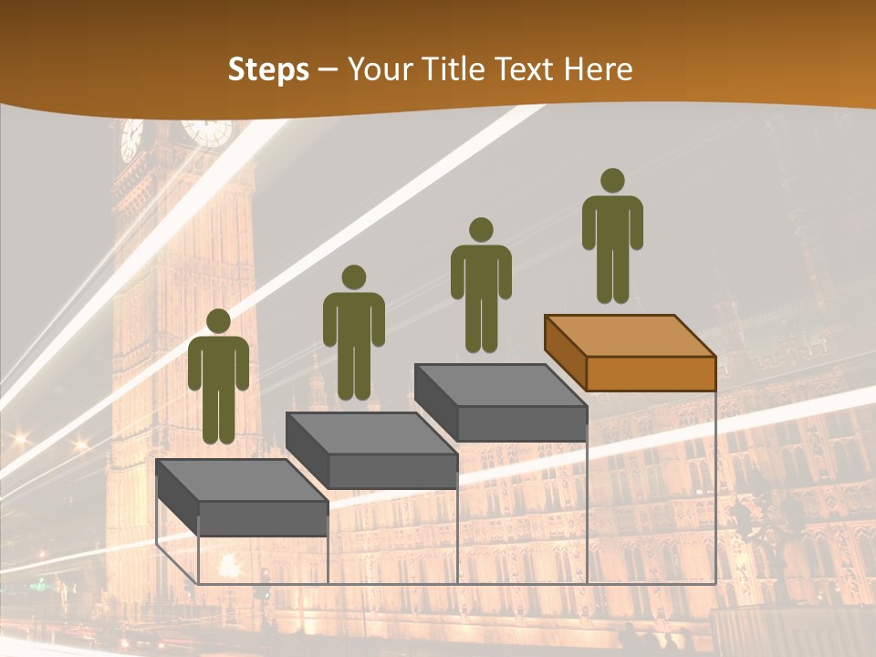 Monument Famous European PowerPoint Template