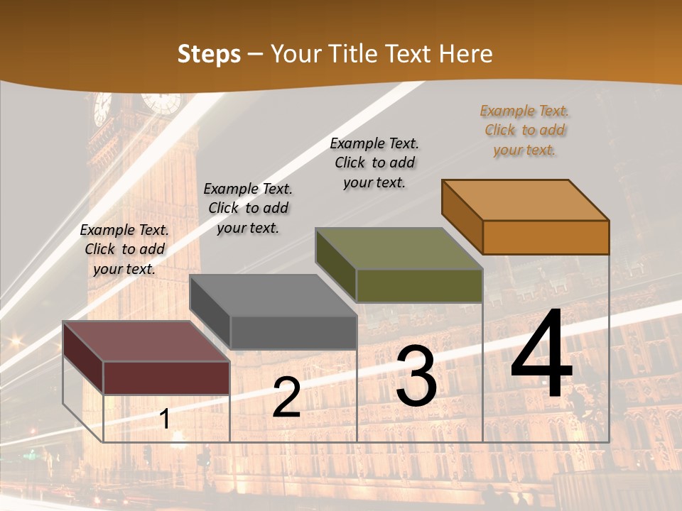 Monument Famous European PowerPoint Template