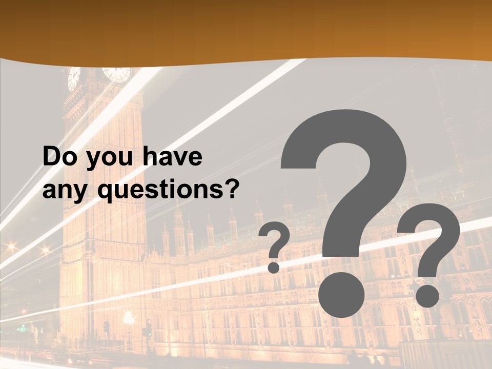 Monument Famous European PowerPoint Template