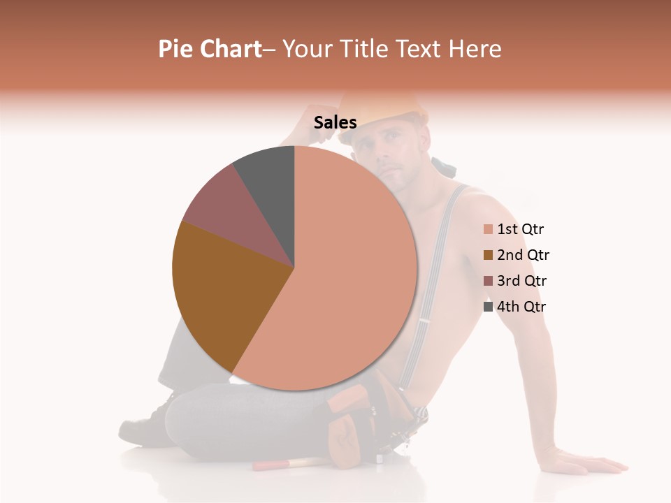 Isolated Man Studio PowerPoint Template