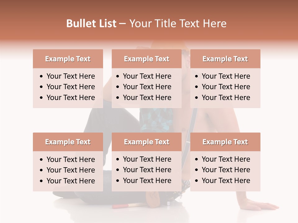 Isolated Man Studio PowerPoint Template