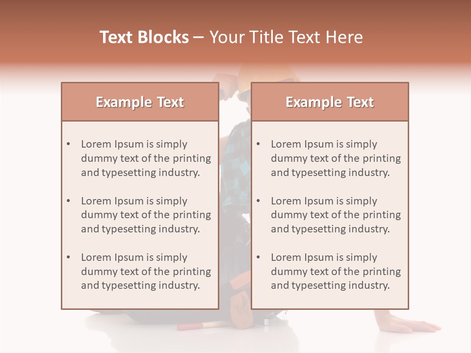 Isolated Man Studio PowerPoint Template