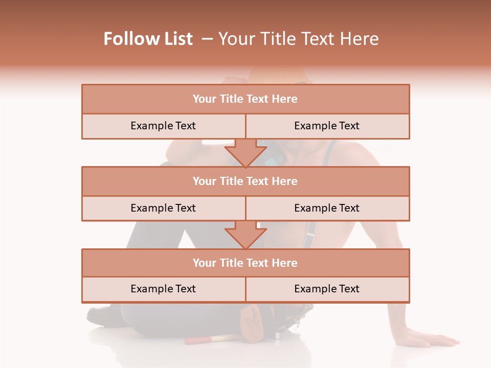 Isolated Man Studio PowerPoint Template