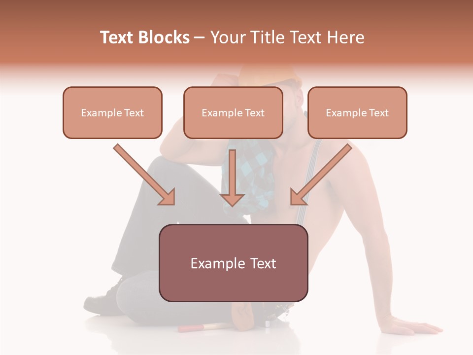 Isolated Man Studio PowerPoint Template