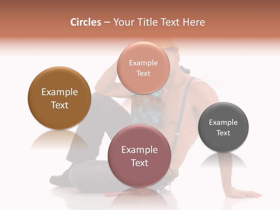 Isolated Man Studio PowerPoint Template