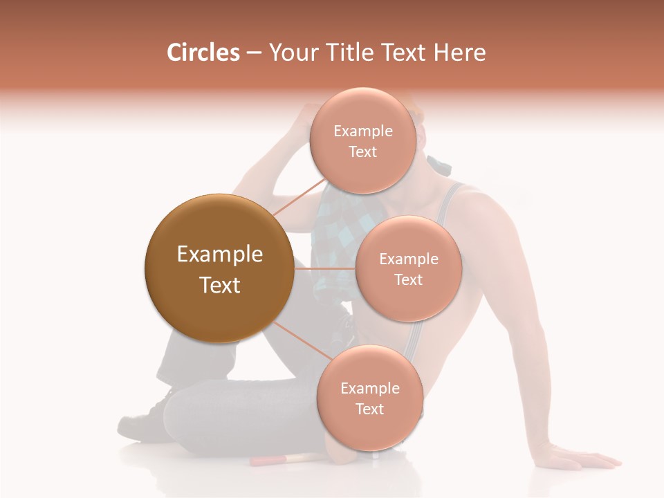 Isolated Man Studio PowerPoint Template