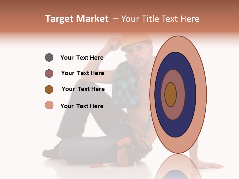 Isolated Man Studio PowerPoint Template