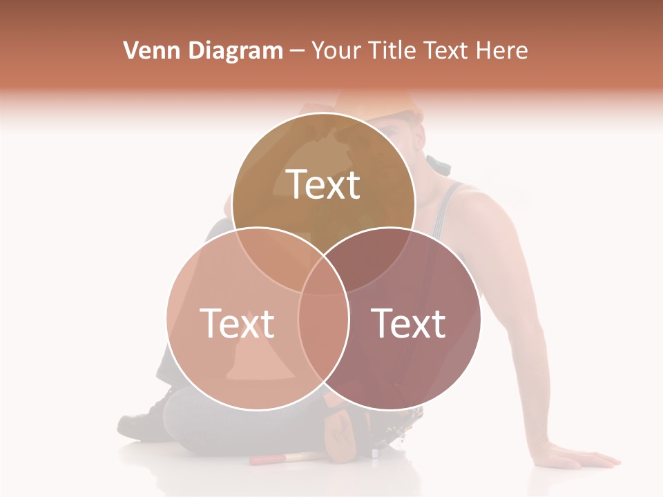 Isolated Man Studio PowerPoint Template