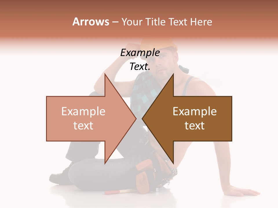 Isolated Man Studio PowerPoint Template