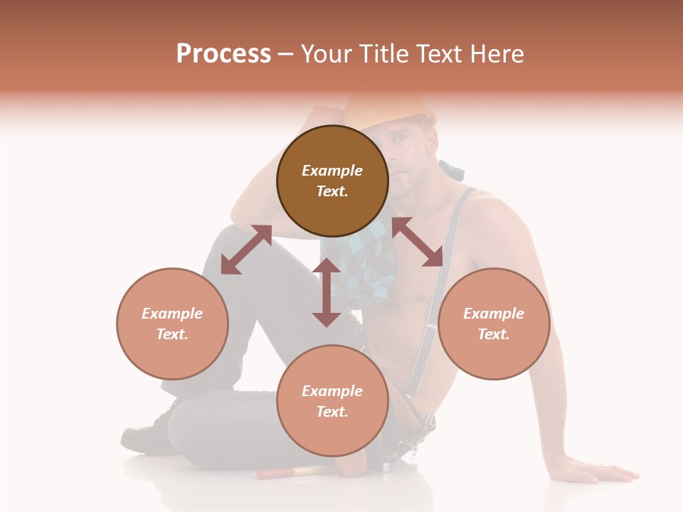 Isolated Man Studio PowerPoint Template