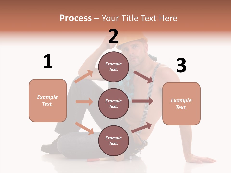 Isolated Man Studio PowerPoint Template