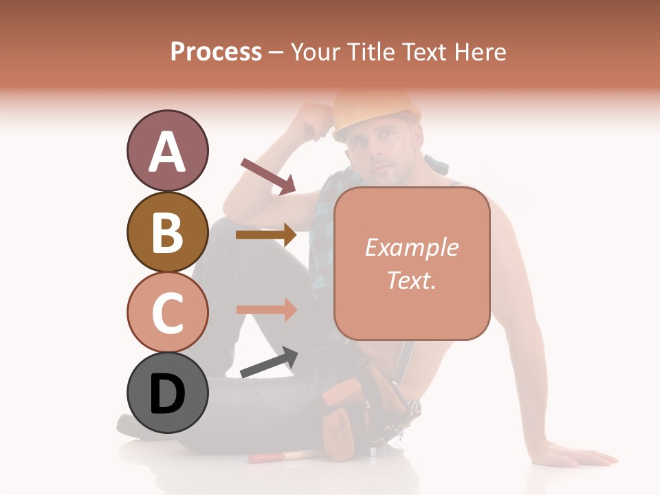 Isolated Man Studio PowerPoint Template