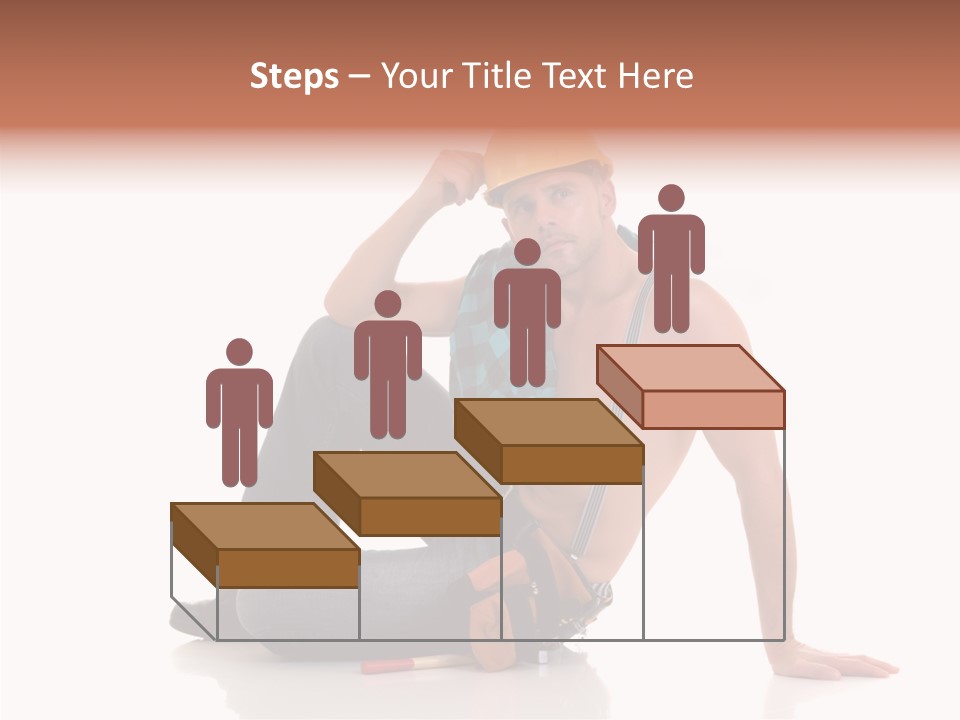 Isolated Man Studio PowerPoint Template