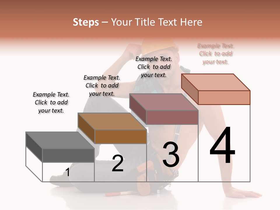 Isolated Man Studio PowerPoint Template