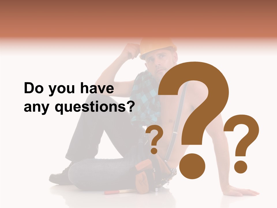 Isolated Man Studio PowerPoint Template