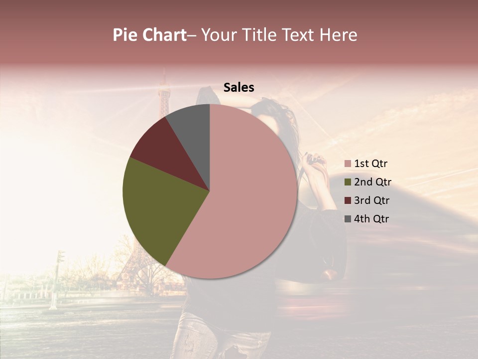Sky Travel Icons Way PowerPoint Template
