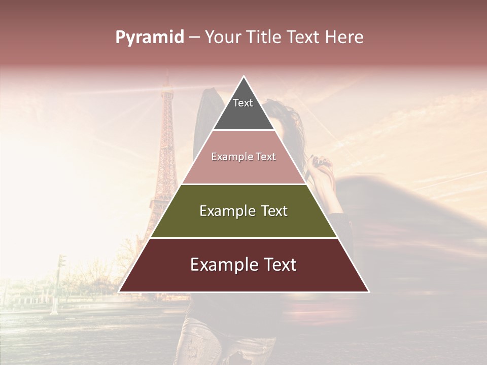 Sky Travel Icons Way PowerPoint Template