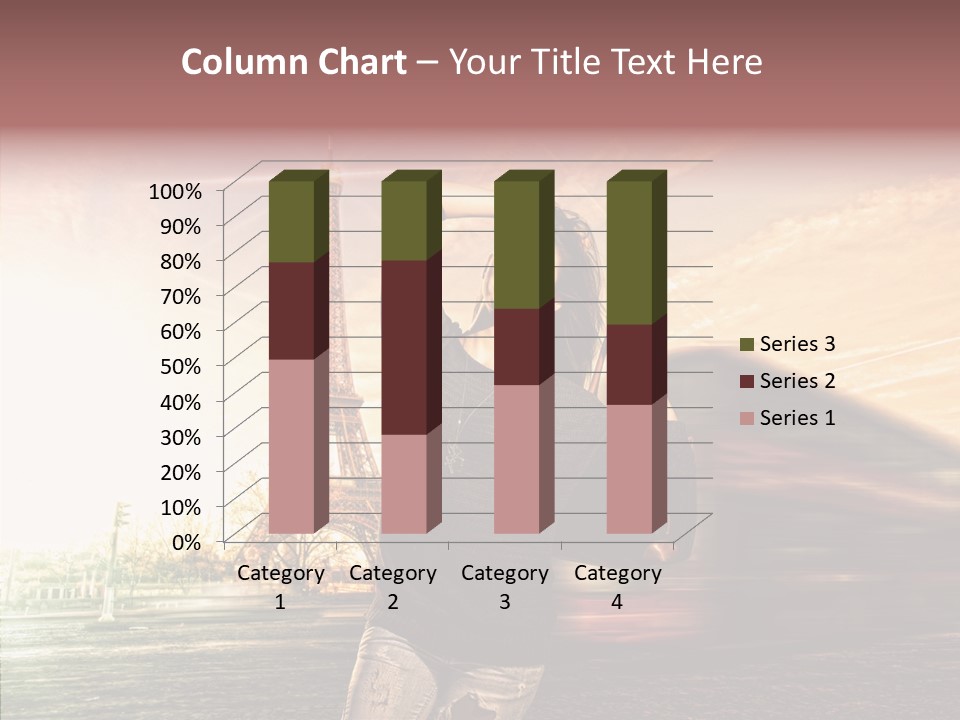 Sky Travel Icons Way PowerPoint Template
