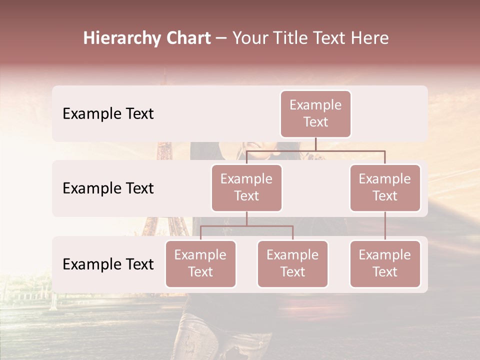 Sky Travel Icons Way PowerPoint Template