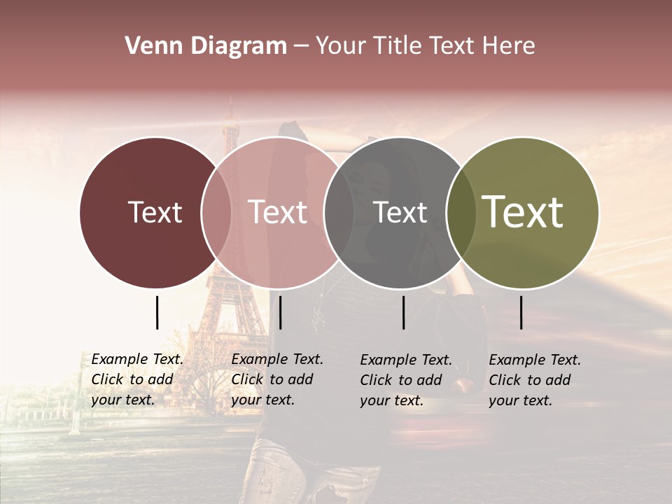 Sky Travel Icons Way PowerPoint Template