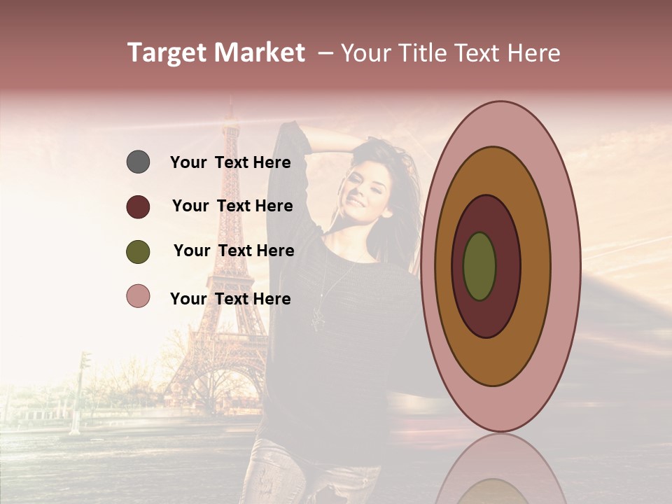 Sky Travel Icons Way PowerPoint Template