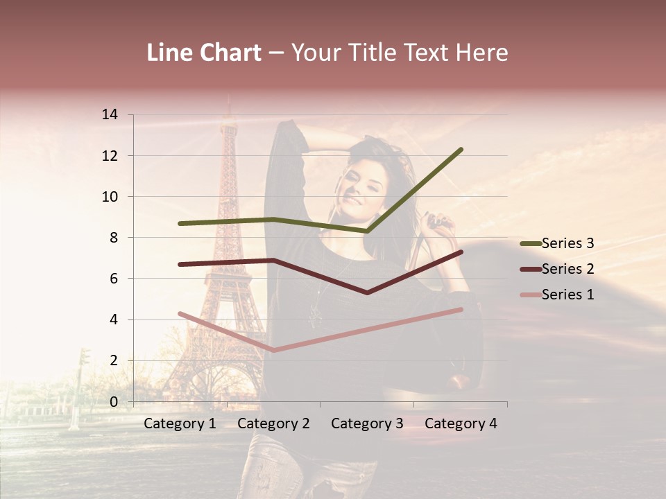 Sky Travel Icons Way PowerPoint Template