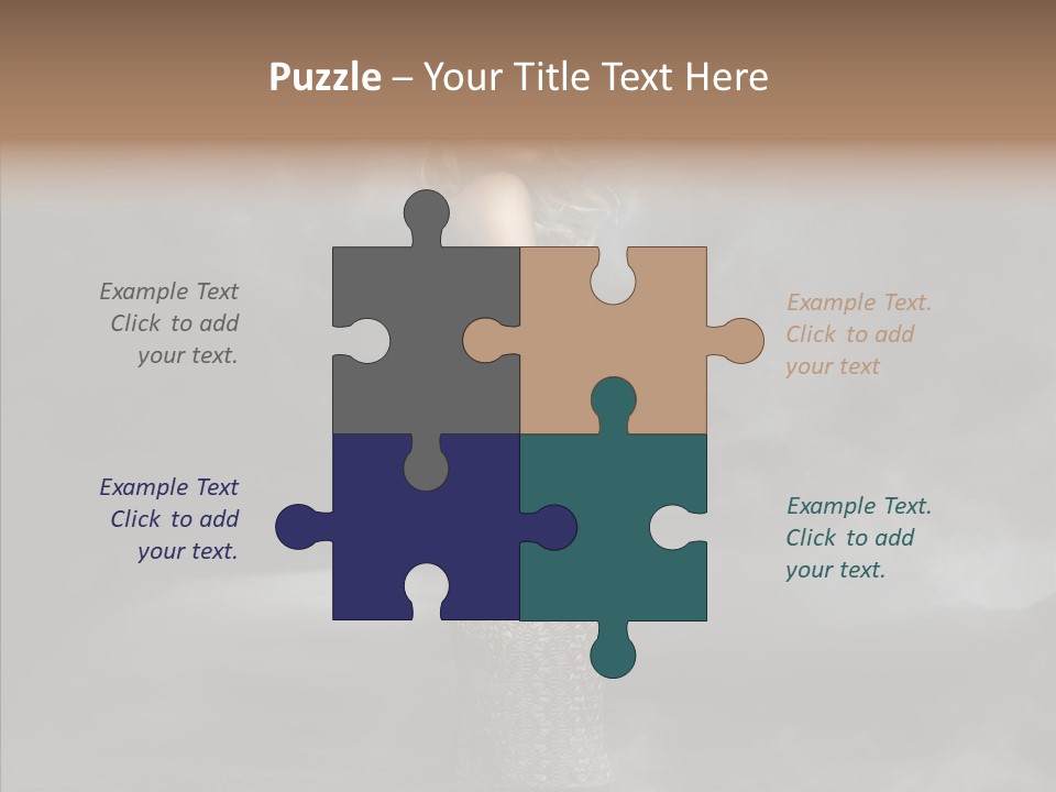 Wind Gray Chic PowerPoint Template