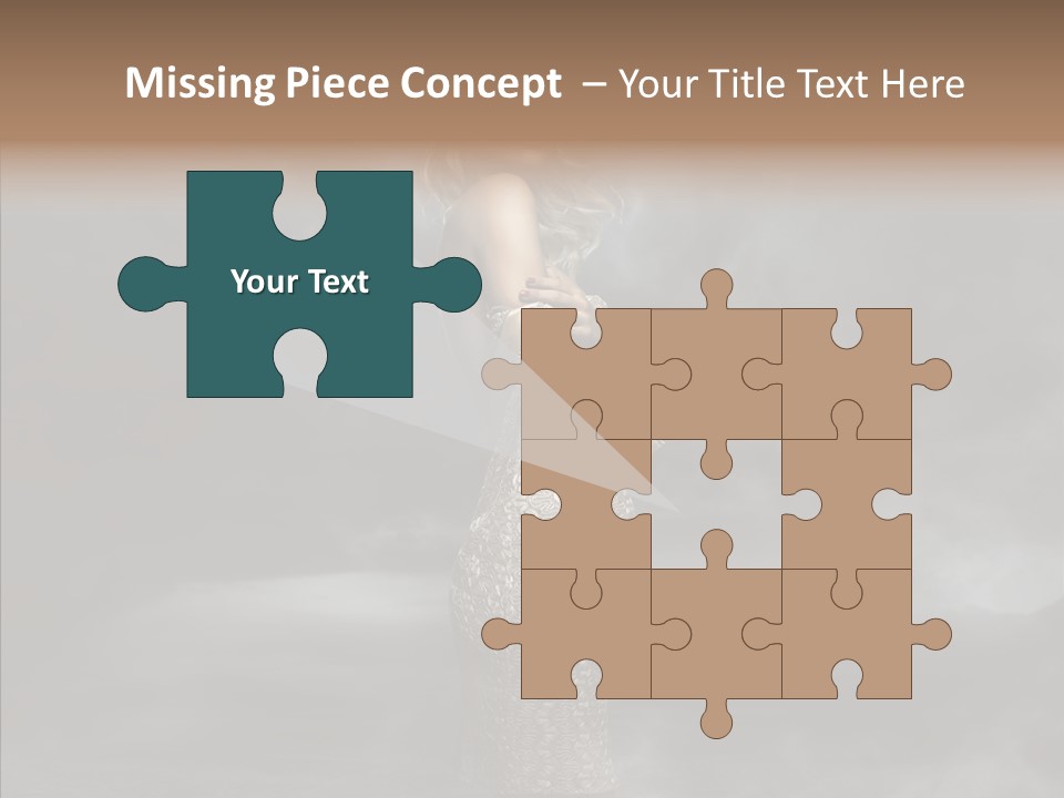 Wind Gray Chic PowerPoint Template