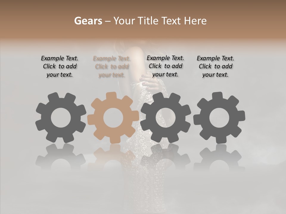 Wind Gray Chic PowerPoint Template