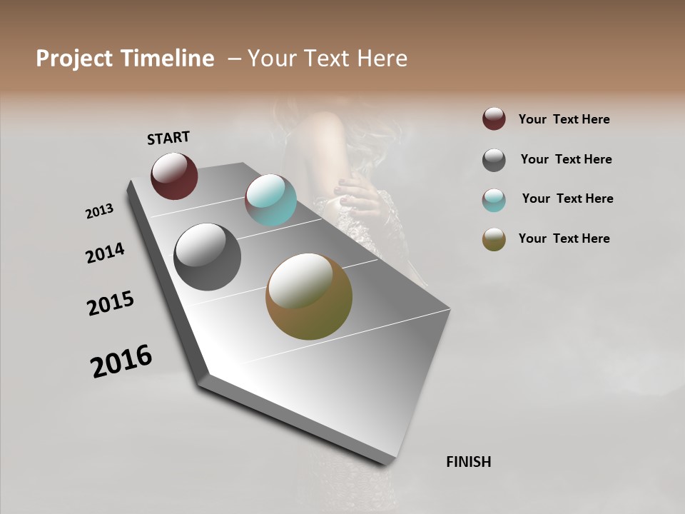 Wind Gray Chic PowerPoint Template