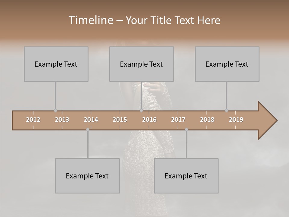 Wind Gray Chic PowerPoint Template