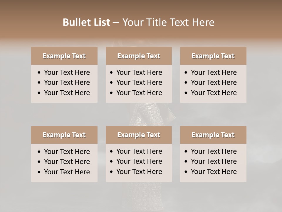 Wind Gray Chic PowerPoint Template