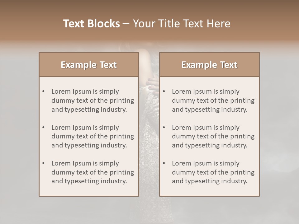 Wind Gray Chic PowerPoint Template