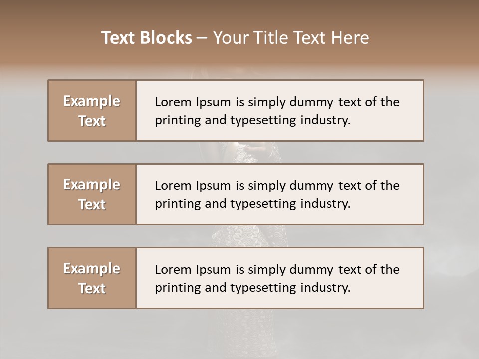 Wind Gray Chic PowerPoint Template