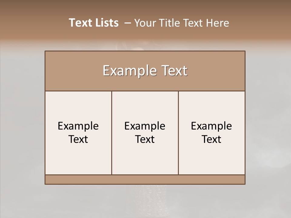 Wind Gray Chic PowerPoint Template