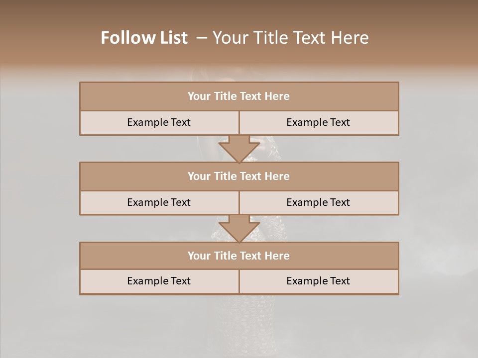 Wind Gray Chic PowerPoint Template