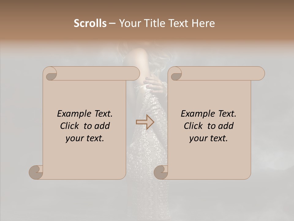 Wind Gray Chic PowerPoint Template