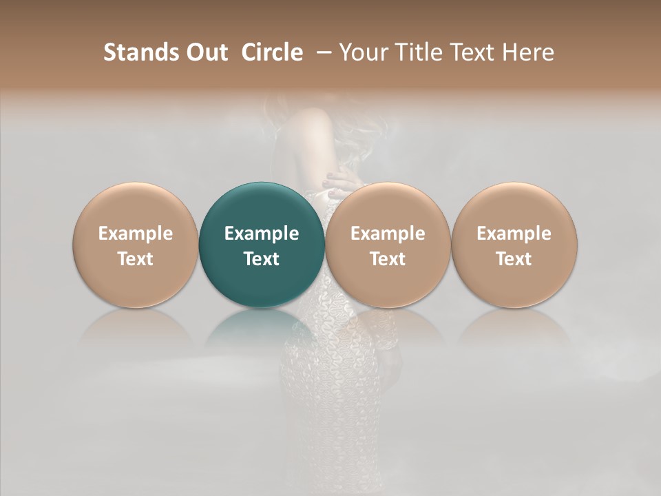 Wind Gray Chic PowerPoint Template