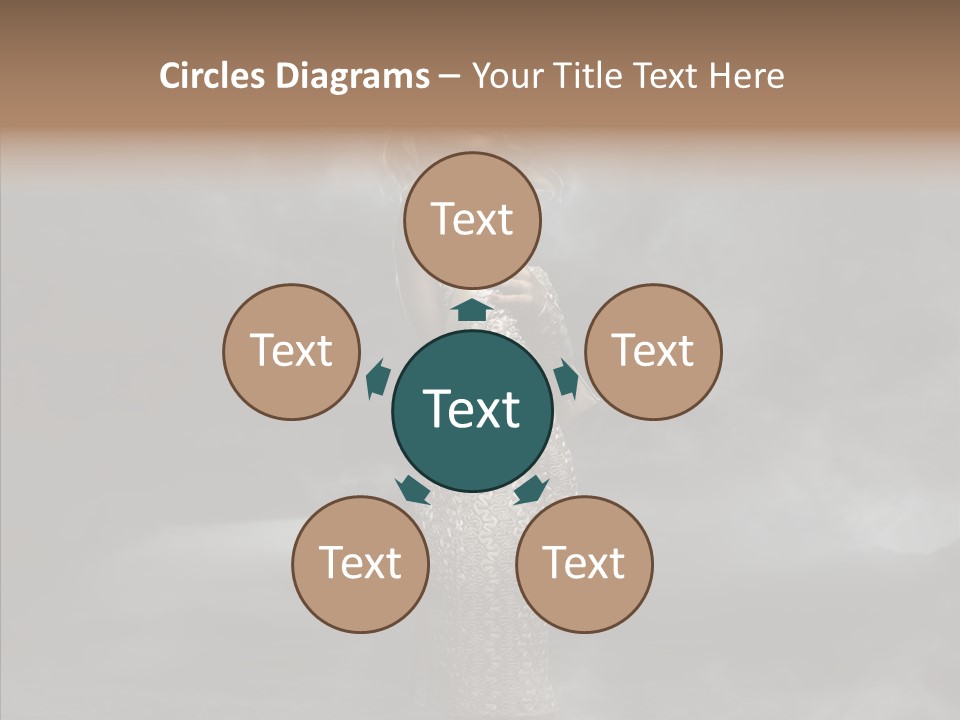 Wind Gray Chic PowerPoint Template