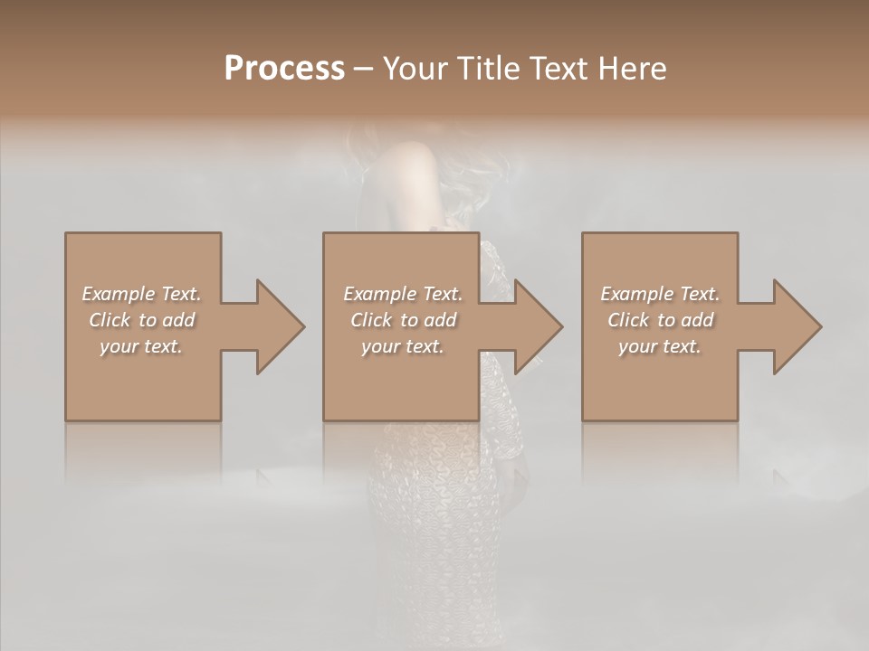Wind Gray Chic PowerPoint Template