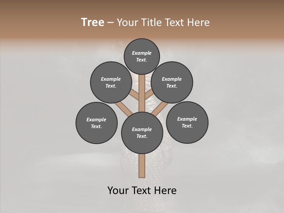 Wind Gray Chic PowerPoint Template