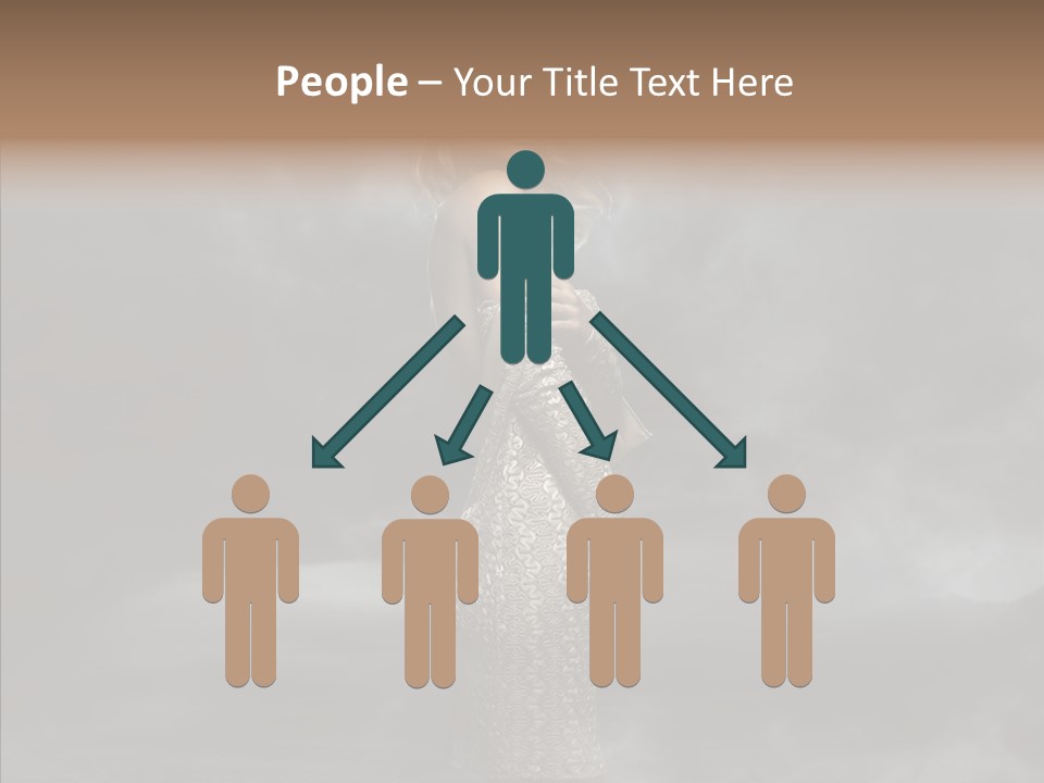 Wind Gray Chic PowerPoint Template