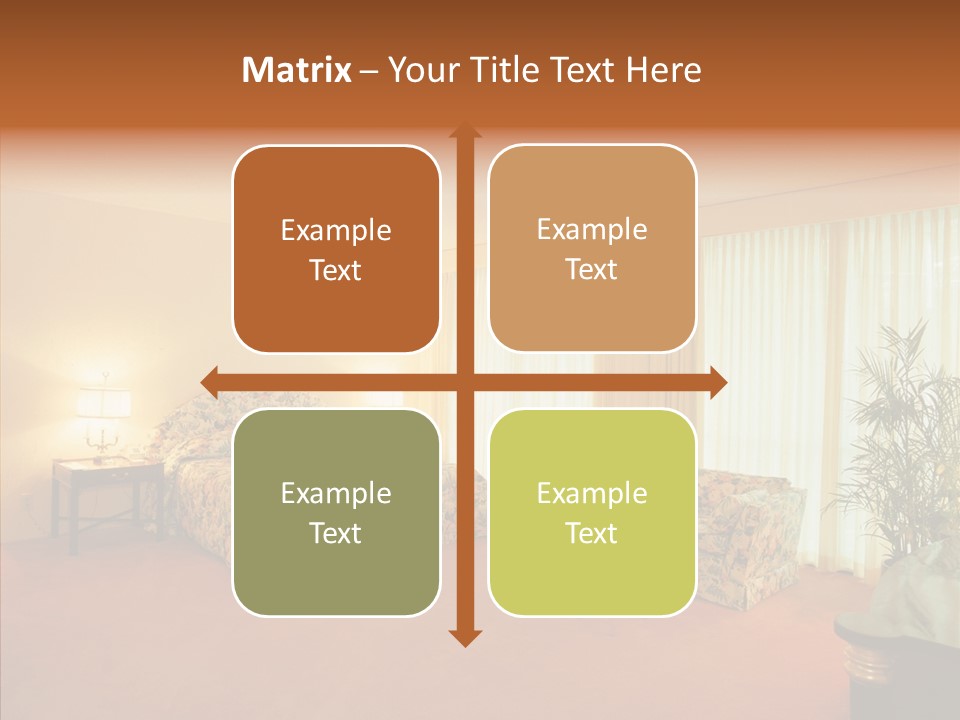 Interior Bed Breakfast PowerPoint Template