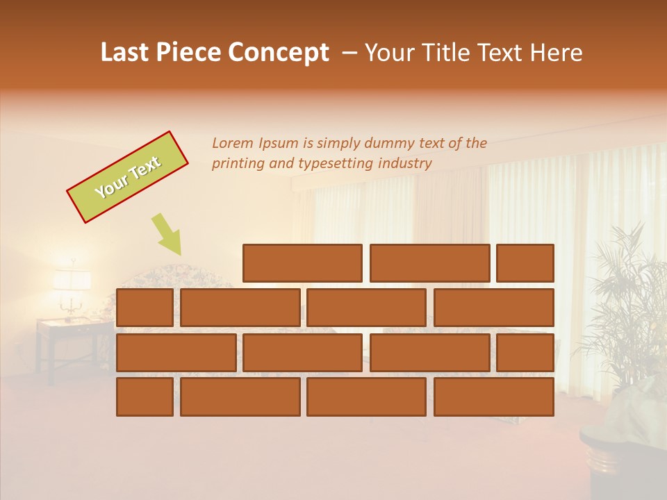 Interior Bed Breakfast PowerPoint Template