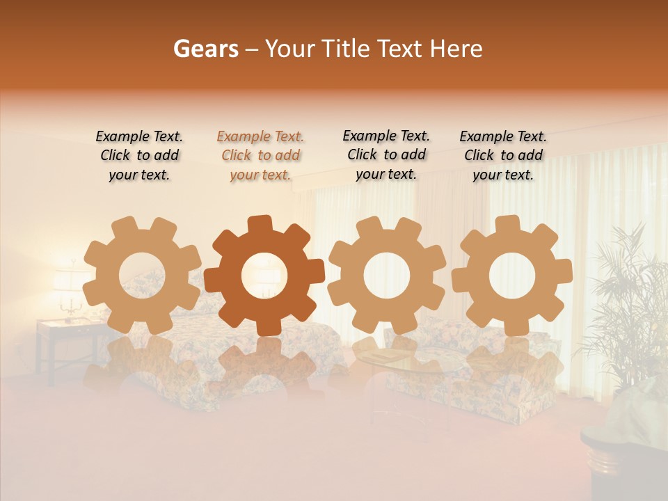 Interior Bed Breakfast PowerPoint Template