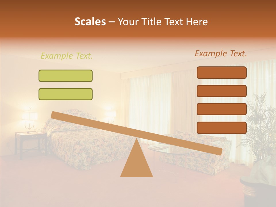 Interior Bed Breakfast PowerPoint Template